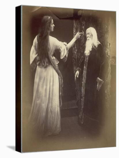 Vivien and Merlin-Julia Margaret Cameron-Premier Image Canvas