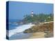 Vizhinjam, Fishing Harbour Near Kovalam and Kovalam Lighthouse, Kerala, India, Asia-Tuul-Premier Image Canvas