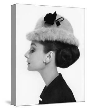 Vogue - August 1964 - Audrey Hepburn in Fur Hat-Cecil Beaton-Stretched Canvas