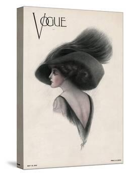 Vogue Cover - May 1910-F. Rose-Stretched Canvas