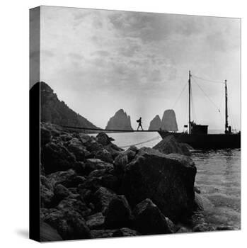 Vogue - September 1947 - Capri-Clifford Coffin-Stretched Canvas