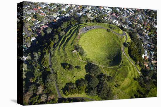 Volcanic Crater, Mt. Eden, Auckland, North Island, New Zealand-David Wall-Premier Image Canvas