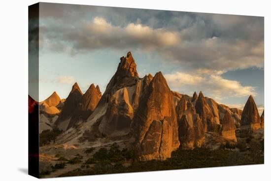 Volcanic Desert Landscape and its Fabulous Geographical Structures Caught in Evening Light-David Clapp-Premier Image Canvas