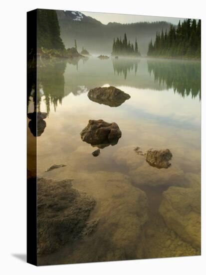 Volcanic Rock and the Battleship Islands, Garibaldi Provincial Park, British Columbia, Canada-Paul Colangelo-Premier Image Canvas