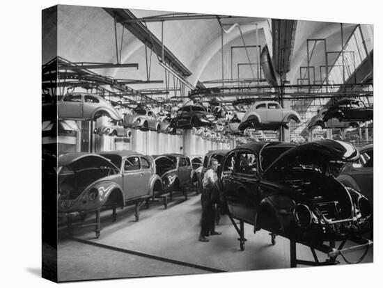 Volkswagen Plant Assembly Line-James Whitmore-Premier Image Canvas