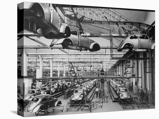 Volkswagen Plant Assembly Line-James Whitmore-Premier Image Canvas