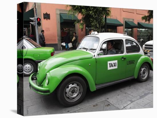 Volkswagen Taxi Cab, Mexico City, Mexico, North America-Wendy Connett-Premier Image Canvas