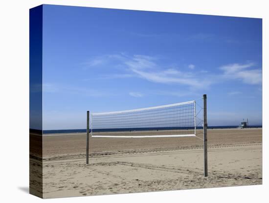 Volleyball Net, Santa Monica, Los Angeles, California, United States of America, North America-Wendy Connett-Premier Image Canvas