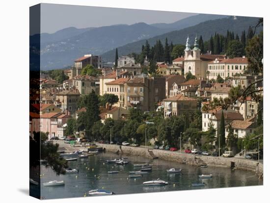 Volosco Harbour, Opatija, Kvarner Riviera, Croatia, Adriatic, Europe-Rolf Richardson-Premier Image Canvas