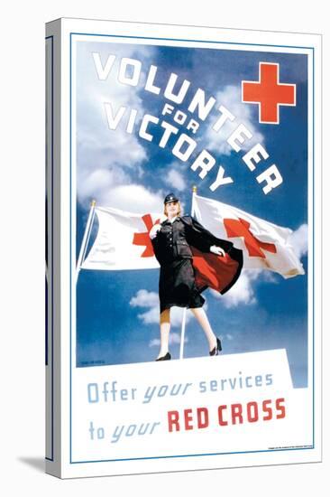 Volunteer for Victory: Offer Your Services to Your Red Cross-Toni Frissell-Stretched Canvas