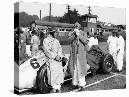 Von Brauchitsch with a 3 Litre Mercedes Benz at the Donington Grand Prix, 1938-null-Premier Image Canvas