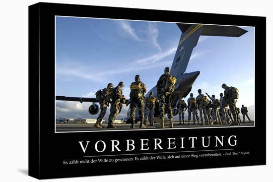 Vorbereitung: Motivationsposter Mit Inspirierendem Zitat-null-Premier Image Canvas