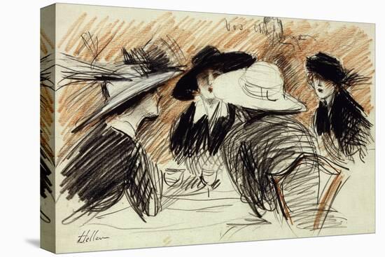 Vos Chapeux: Ladies at the Ritz, New York, 1913-Paul Cesar Helleu-Premier Image Canvas