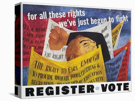 Voter Registration Poster-Ben Shahn-Premier Image Canvas