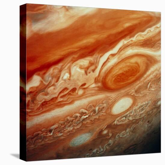 Voyager 2 Image of Jupiter, Showing Great Red Spot-null-Premier Image Canvas