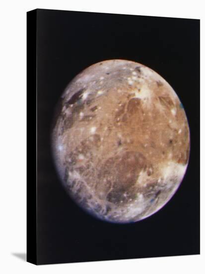 Voyager I Photo of Ganymede, Jupiter's Third Moon-null-Premier Image Canvas