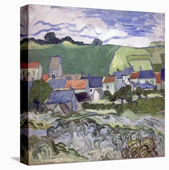 Vue D'auvers Sur Oise (Auvers-Sur-Oise) (France) - Peinture De Vincent Van Gogh (1853-1890), Huile-Vincent van Gogh-Premier Image Canvas