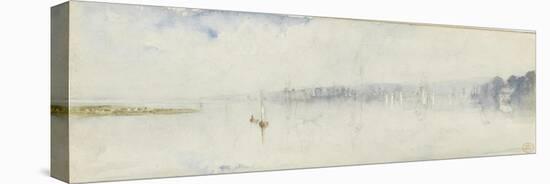 Vue de l'estuaire de la Seine-Paul Huet-Premier Image Canvas