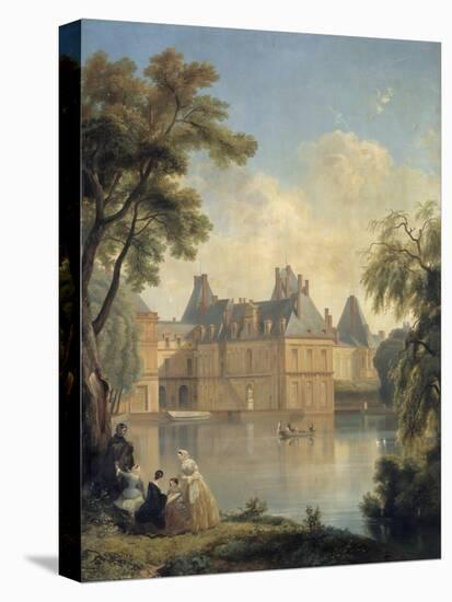 Vue de la cour de la Fontaine..-Jean Charles Joseph Remond-Premier Image Canvas