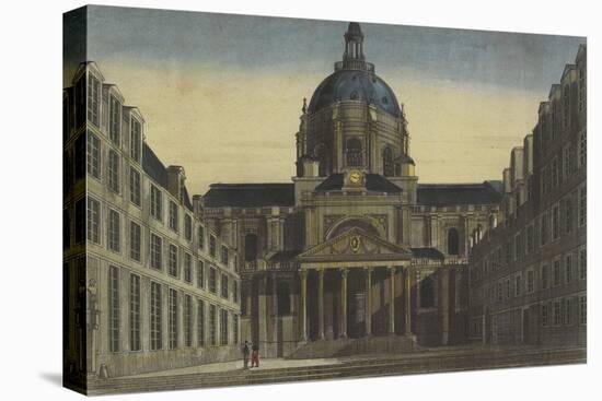 Vue de la Sorbonne prise de la cour-null-Premier Image Canvas
