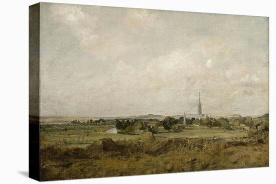 Vue de Salisbury-John Constable-Premier Image Canvas