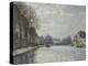 Vue du canal Saint-Martin, Paris-Alfred Sisley-Premier Image Canvas