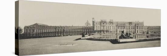 Vue du château de Versailles en 1900, planche I vue 2 de l'album : " L'architecture et la-null-Premier Image Canvas