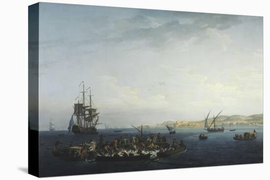 Vue du Golfe de Bandol, pêche au thon-Claude Joseph Vernet-Premier Image Canvas