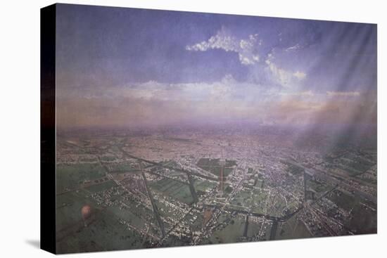 Vue générale de Paris, prise de l'Observatoire, en ballon-Victor Navlet-Premier Image Canvas