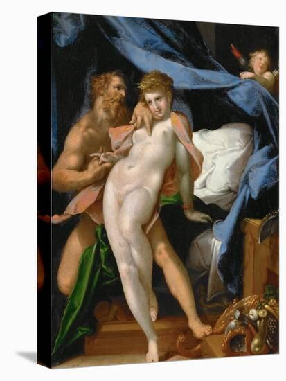 Vulcan and Maia, Ca 1585-Bartholomeus Spranger-Premier Image Canvas