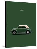 VW Beetle Green 53-Mark Rogan-Stretched Canvas