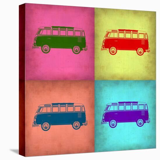 VW Bus Pop Art 1-NaxArt-Stretched Canvas