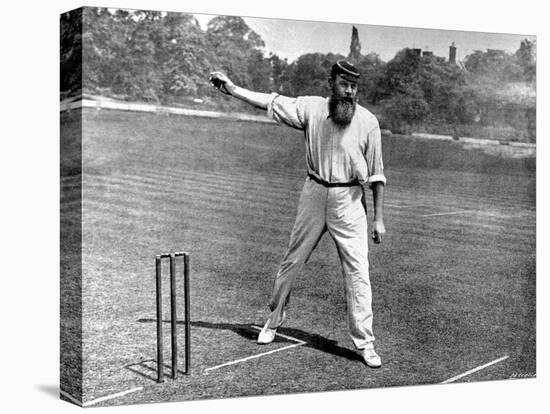 W.G. Grace Bowling at the Crystal Palace Cricket Ground-null-Premier Image Canvas