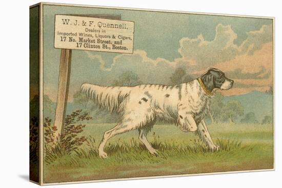 W.J. and F. Quennell Trade Card with an English Setter-null-Premier Image Canvas