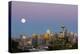 Wa, Seattle, Skyline View from Kerry Park, with Full Moon-Jamie And Judy Wild-Premier Image Canvas