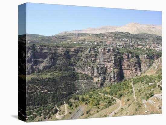 Wadi Qadisha, UNESCO World Heritage Site, Qadisha Valley, Lebanon, Middle East-Wendy Connett-Premier Image Canvas