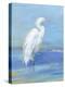 Wading Egret I-Sally Swatland-Stretched Canvas