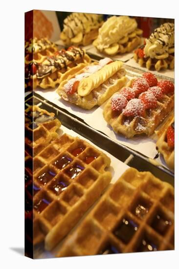 Waffles, Brussels, Belgium, Europe-Neil Farrin-Premier Image Canvas