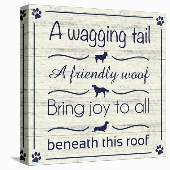 Wagging Tail-Lauren Gibbons-Stretched Canvas