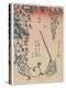 Wagtail and Wisteria, Edo Period, 1834 (Colour Woodblock Print)-Katsushika Hokusai-Premier Image Canvas