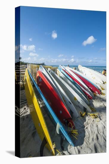 Waikiki Beach, Waikiki, Honolulu, Oahu, Hawaii-Michael DeFreitas-Premier Image Canvas