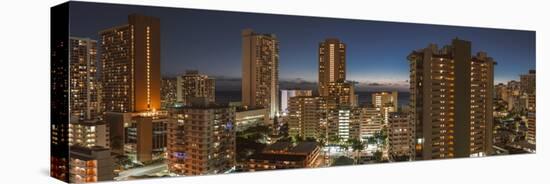 Waikiki sunset-Belinda Shi-Premier Image Canvas