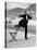 Waiter Rene Brequet with Tray of Cocktails as He Skates Around Serving Patrons at the Grand Hotel-Alfred Eisenstaedt-Premier Image Canvas