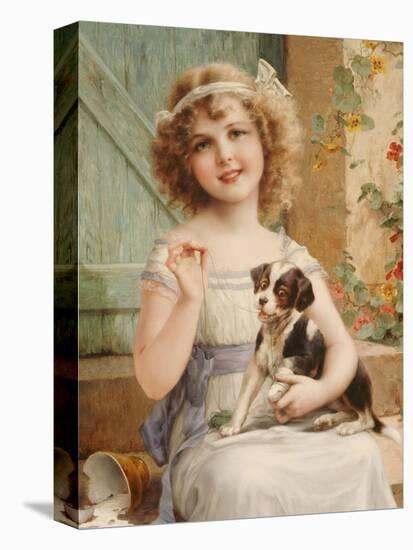 Waiting for the Vet-Emile Vernon-Premier Image Canvas