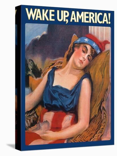 Wake Up America!, c.1917-James Montgomery Flagg-Premier Image Canvas