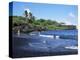 Walanapanapa Black Sand Beach, Hana Coast, Maui, Hawaii, Hawaiian Islands, USA-Alison Wright-Premier Image Canvas