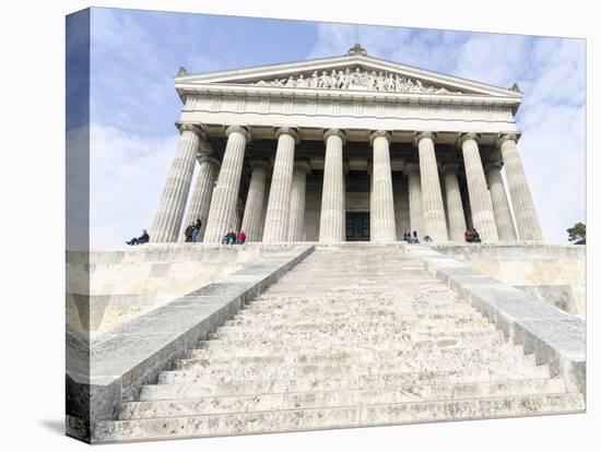 Walhalla or Walhalla Temple Near Donaustauf in Bavaria, Germany-Martin Zwick-Premier Image Canvas