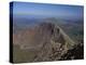 Walkers Approaching the Summit of Mount Snowdon from the Ridge of Y Lliwedd National Park-Nigel Blythe-Premier Image Canvas