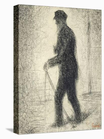 Walking, circa 1882-Georges Seurat-Premier Image Canvas