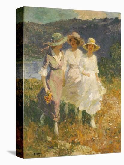 Walking in the Hills-Edward Henry Potthast-Premier Image Canvas